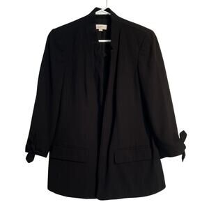 LOFT Outlet Open Front Blazer – Black – Women’s Medium